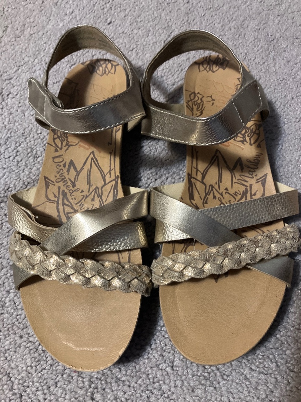 Blowfish Malibu Gold Sandals